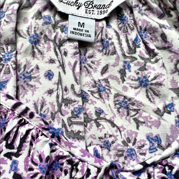 Lucky Brand Peasant Top Medium - Picture 3 of 8